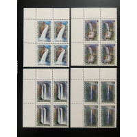 1989, SG 1071-74 Waterfalls of Sri Lanka set of four in blocks MNH