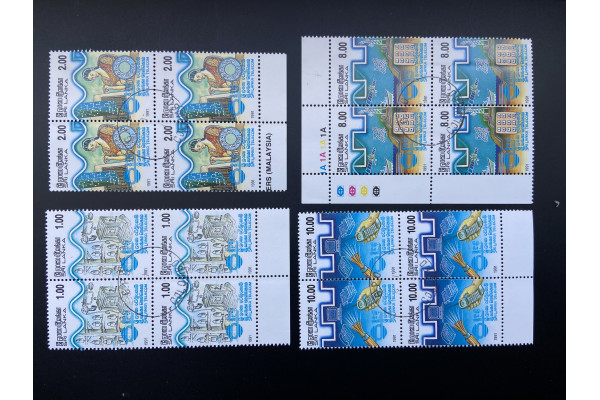 1991, SG 1170-73 Sri Lanka Telecom set of four Blocks FU
