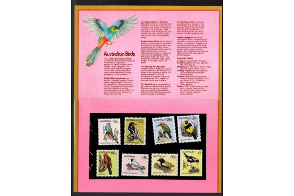 Australia, 1980 Australian Birds Presentation Pack