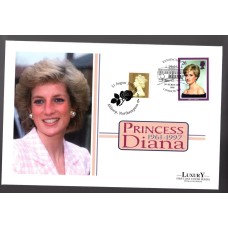 Princess Diana, 2002, 5th Year of Remembrance on Great Britain 1998 First Day Cover