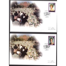 Princess Diana, 1998, Great Britain 1998 Mercury First Day Cover Pair