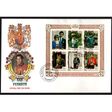 Royal Family, Royal Wedding 1981 Prince Charles & Lady Diana, Penrhyn First Day Cover