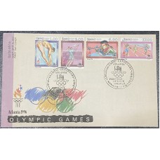 1996, SG 1331-34, Olympic Games Atlanta - First Day Cover with Bulletin
