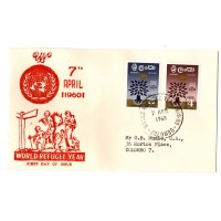 1960, SG 469-70, World Refugee Year First Day Cover