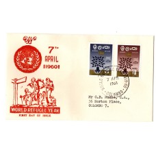 1960, SG 469-70, World Refugee Year First Day Cover