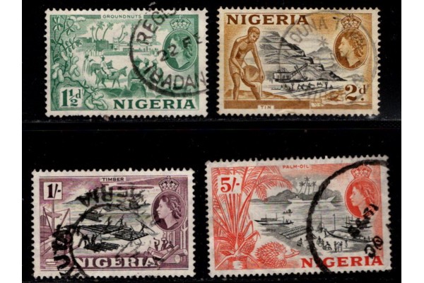 Nigeria 4 differnt used lot D