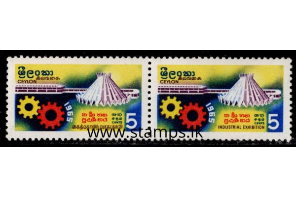 1964, SG 501-02, Industrial Exhibition pair MNH