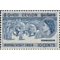 1954, SG 434 Royal Visit MH