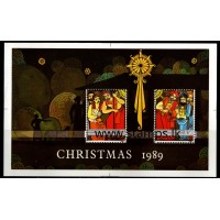 1989, MS 1094, Christmas 89 Souvenir Sheet