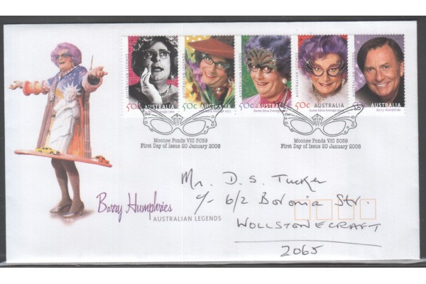 Australia, 2006 Australian Legends (10th Series) First Day Cover