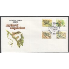 Australia, 1982, Reptiles & Amphibians (1981 Wildlife Series)  First Day Cover