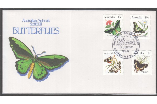 Australia, 1983 Butterflies (1981 Wildlife Series) First Day CoverFirst Day Cover