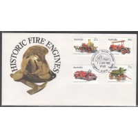 Australia, 1983 Historic Fire Engines First Day Cover