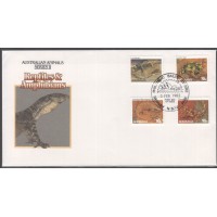 Australia, 1983 Reptiles & Amphibians (1981 Wildlife Series) First Day Cover