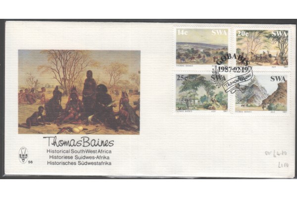 South West Africa, 1987 Historical South West Africa First Day Cover