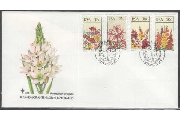 South Africa, 1985 Flowers First Day Cover