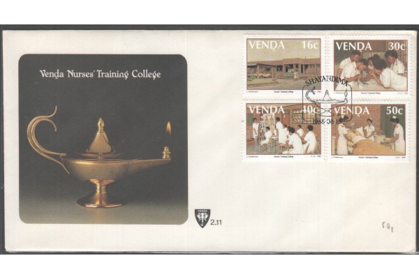 Venda (South Africa), 1988 Venda Nursing College First Day Cover