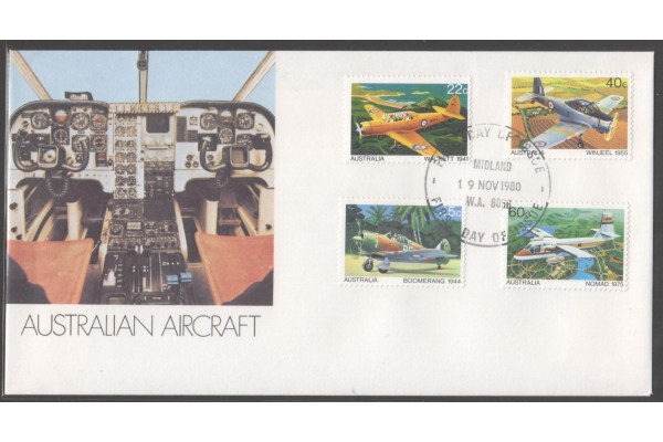 Australia, 1980 Australian Aircraft First Day Cover