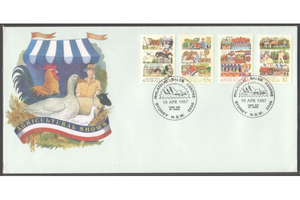 Australia, 1987 Agricultural Shows First Day Cover (Sydney Cancellation)