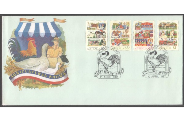 Australia, 1987 Agricultural Shows First Day Cover (Melbourne Cancellation)