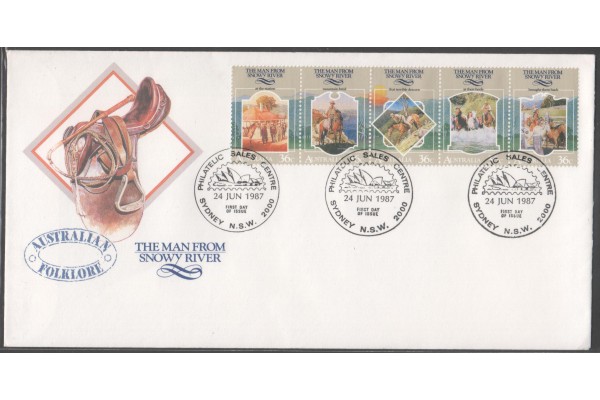 Australia, 1987 Man from Snowy River First Day Cover