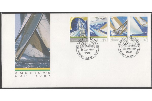 Australia 1987 America's Cup First Day Cover