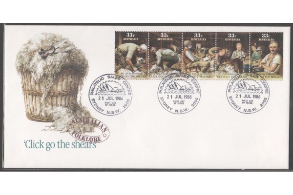 Australia, 1986 Australian Folklore First Day Cover