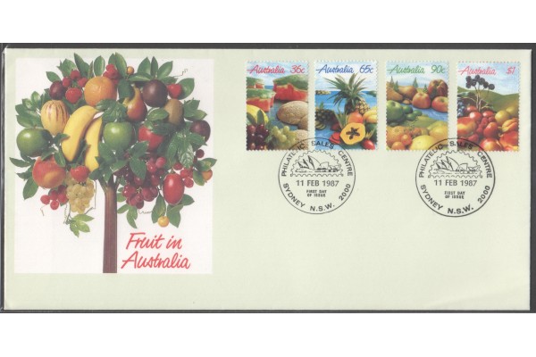 Australia, 1987 Fruit in Australia First Day Cover