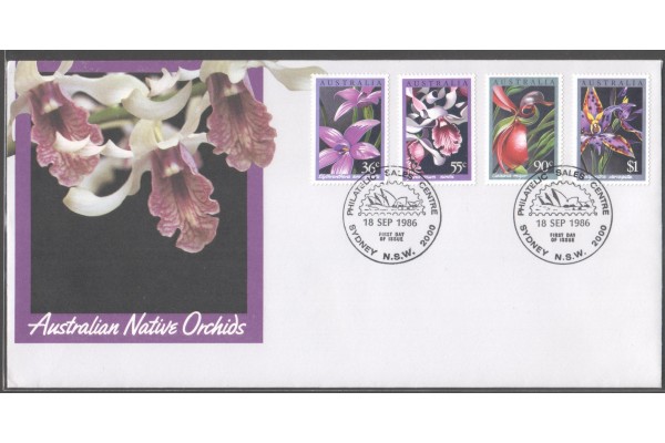Australia, 1986 Australian Native Orchids First Day Cover (Sydney Cancellation)