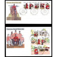 Australia, 1980 National Stamp Week First Day Covers