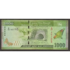 Sri Lanka used 1000 Rupee Replacement Note 2015